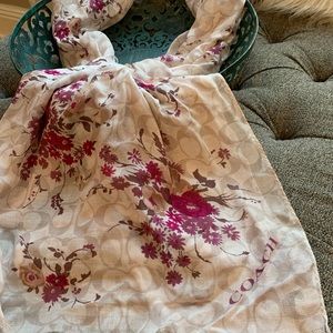 Coach lightweight scarf